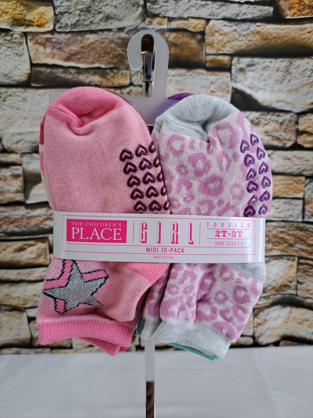 The Children's Place Pink & Purple Toddler Girl 10-Pack Patterned Socks